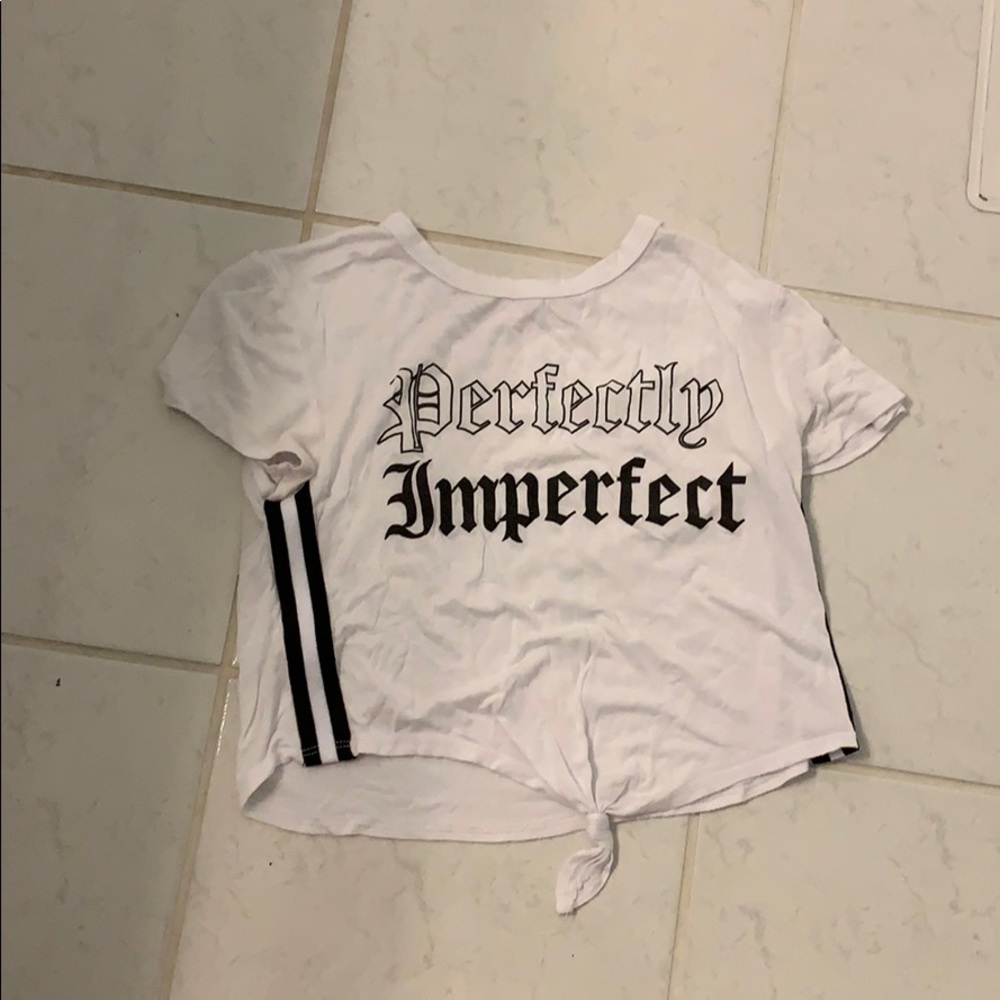 White Short Sleeve Shirt (mandee; xs)